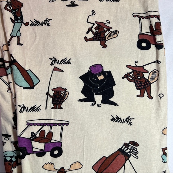 Men’s Lazy One Moose Golfer Pj’s Size Large - Picture 8 of 8